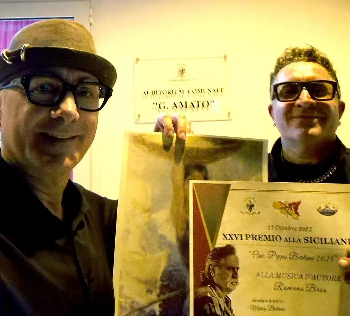 Premio alla sicilianit&agrave; per il duo musicale "Romano bros"